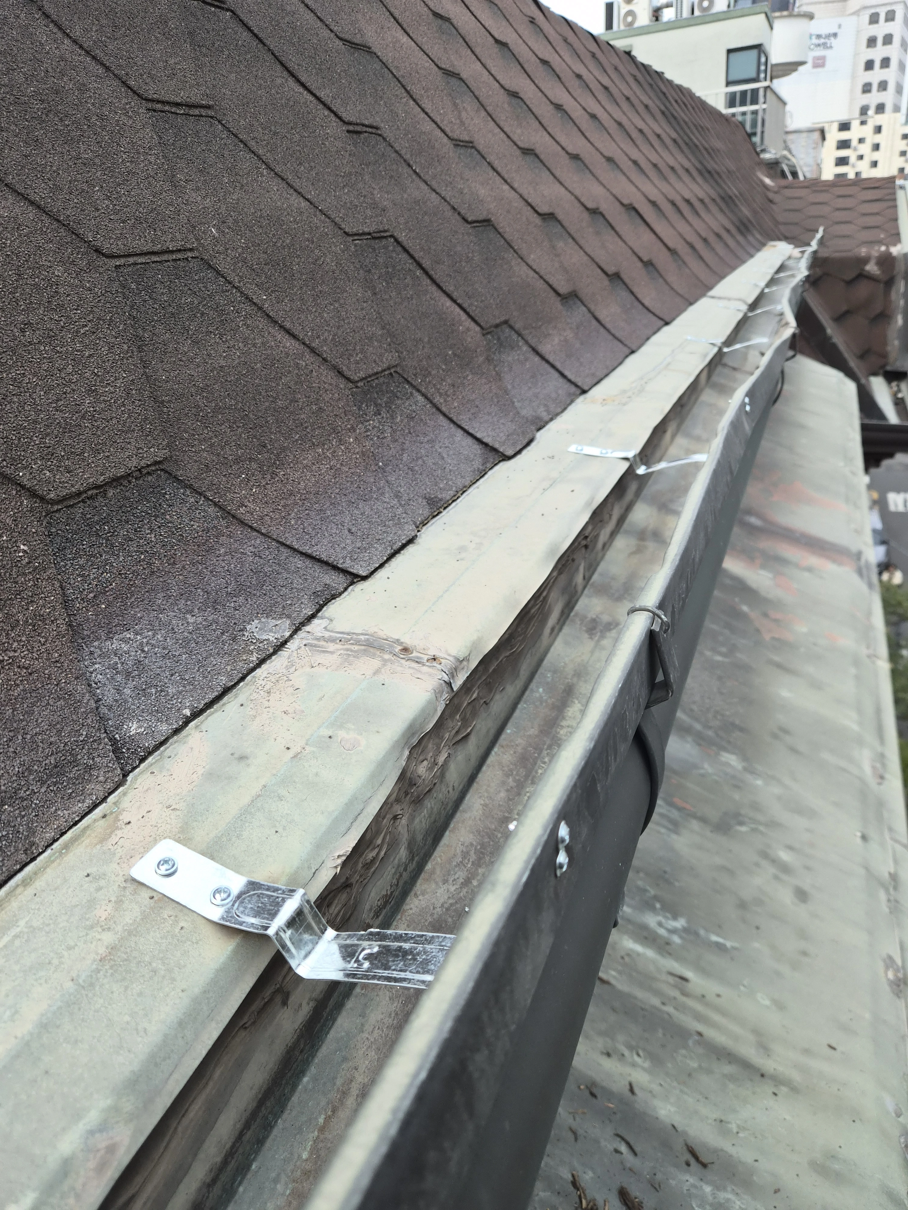 파손 우수관 복구 후