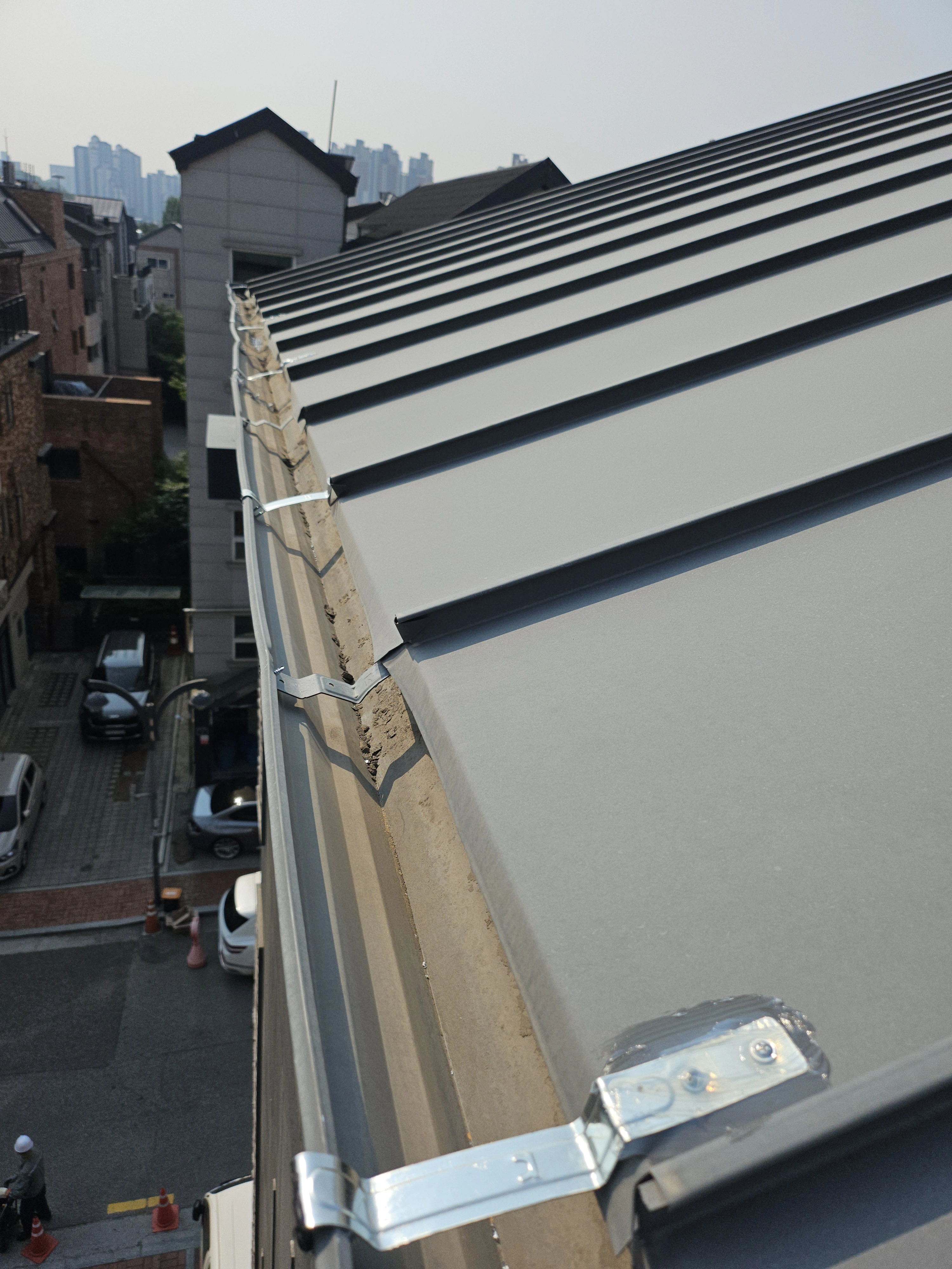 노후 물받이 전체 교체 후