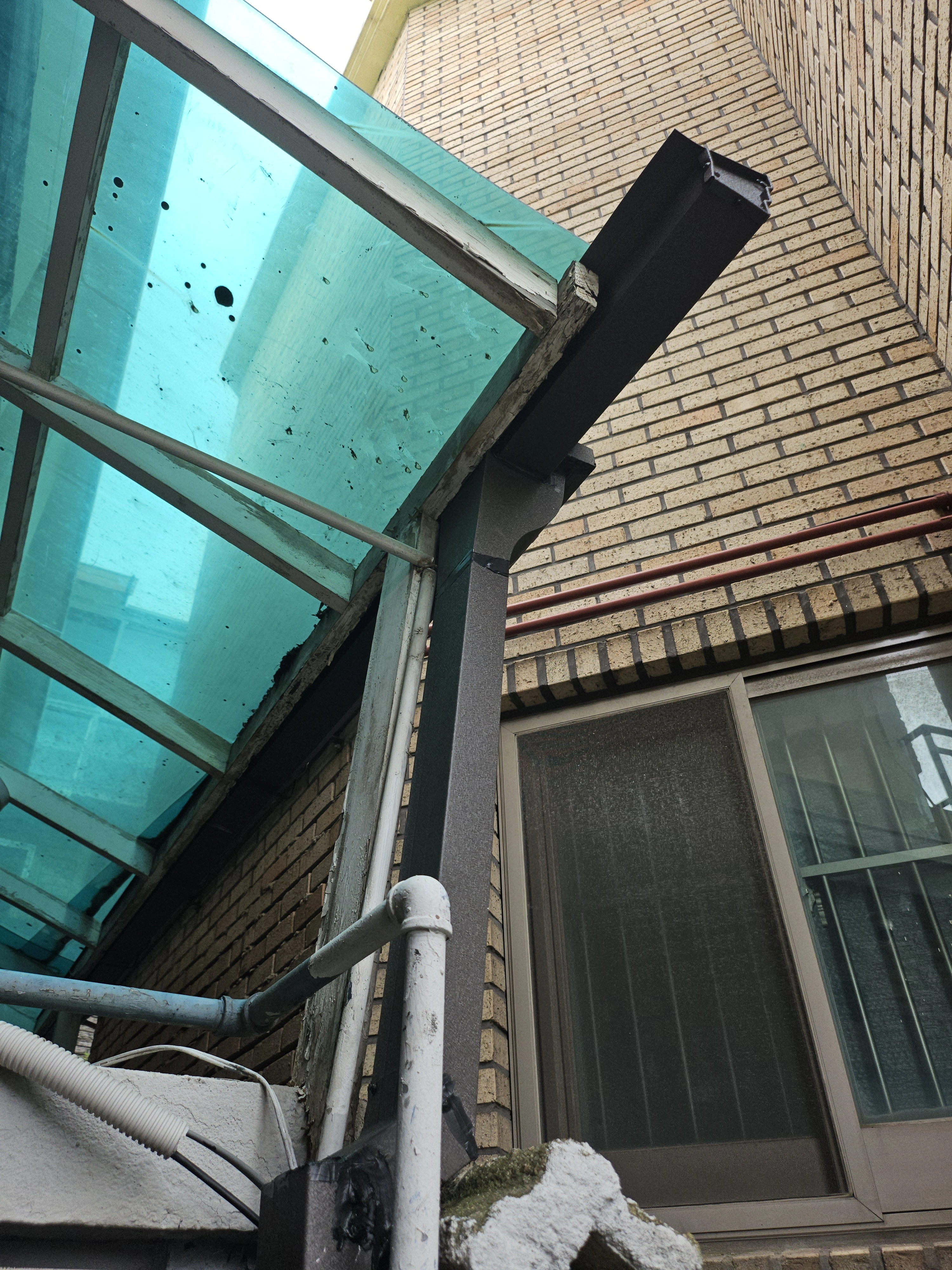 지붕 물받이 교체 3 후